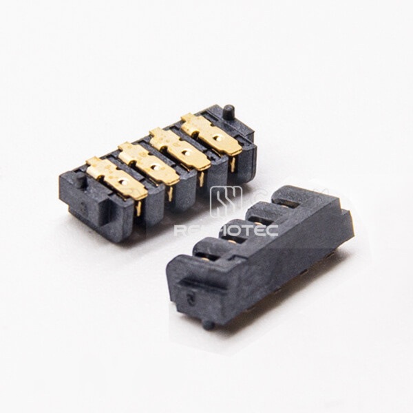4 Pin Connector Types Female PH2.0 Laptop Battery Connector Right Angle