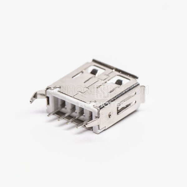 Type A USB PCB Mount Connector Straight Female DIP