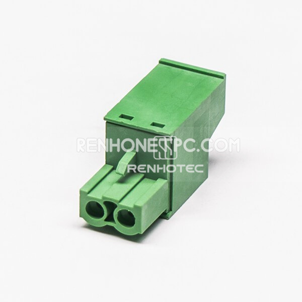 Terminal Blocks Electrical Green 4Holes Pluggable Connector