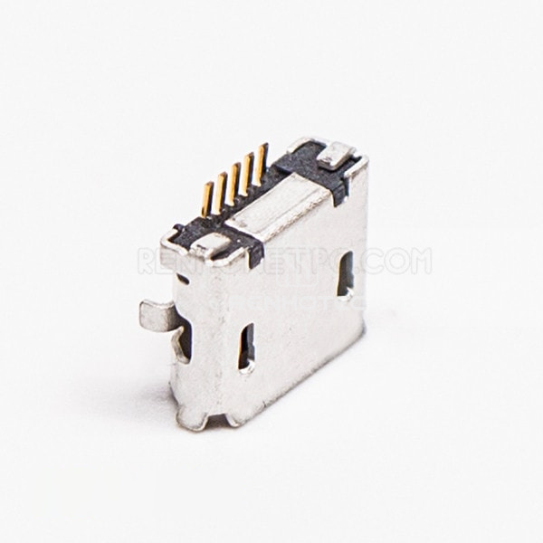 5 Pin Micro USB Dual Female SMT Type B DIP 6.4 Straight for PCB
