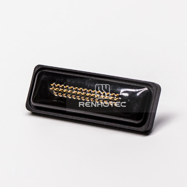 D-SUB 44 Pin Waterproof Straight Male Machined Solder Type Connector