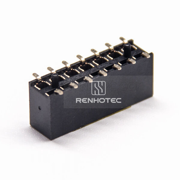 14 pin Header Female Dual Row U Type 2.54mm Picth SMT