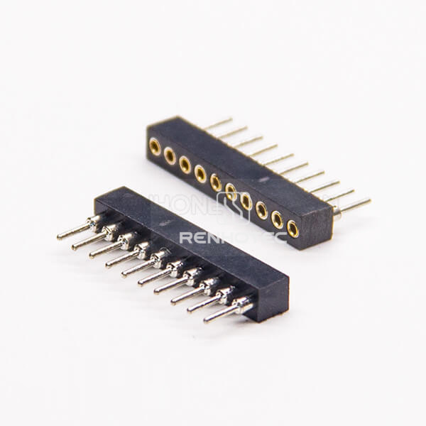 10 Pin Female Header Single Row 1.778×3.0 DIP