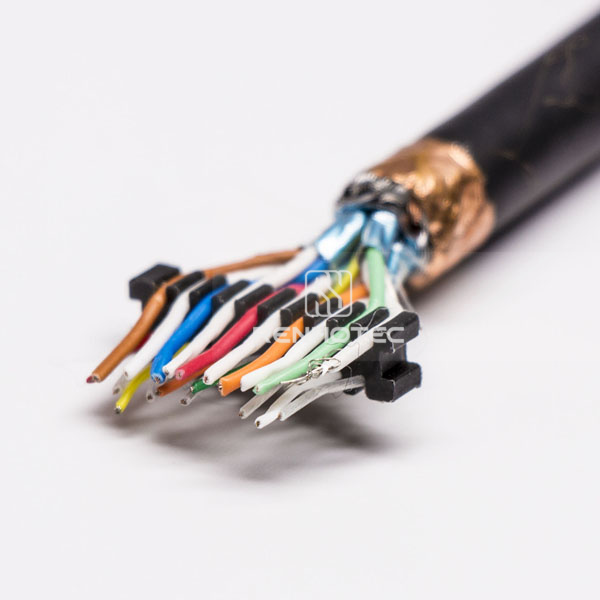 DP 20p Cable Male with Metal Case for Cable Wire
