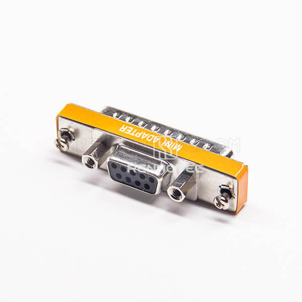 DB9 Female To DB25 Male Straight Metal Gender Changer Standard D-SUB