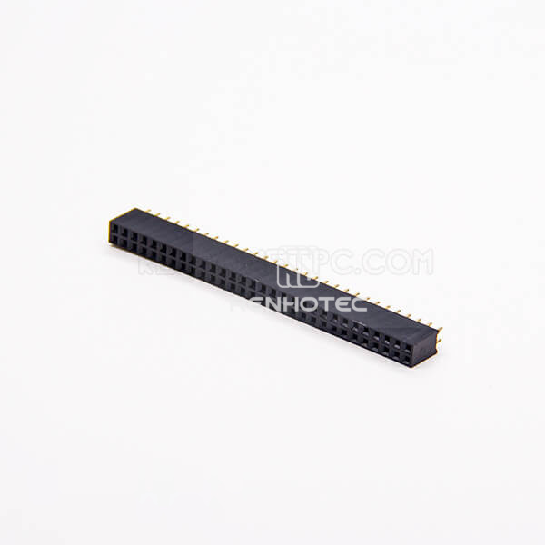 DIP Type Straight Female Header 60 Way Dual Row