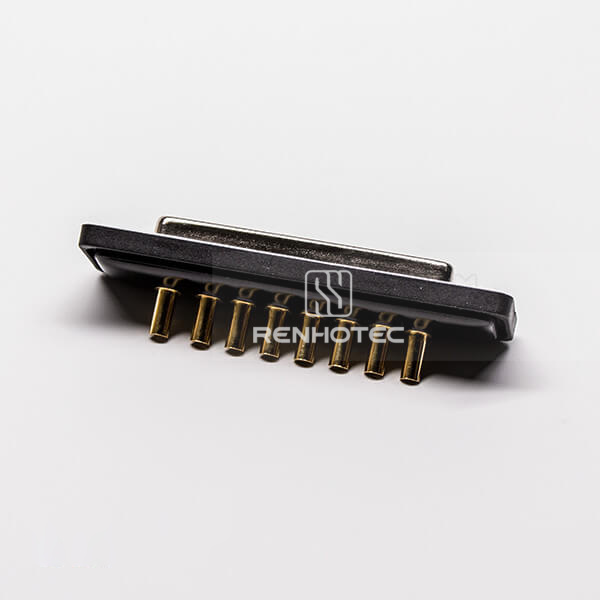 D-SUB IP67 Female Machined 8w8 Power Straight for Cable Connector