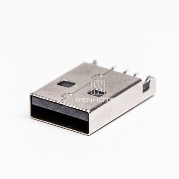 USB Type A 90 Degree Plug SMT for PCB Mount
