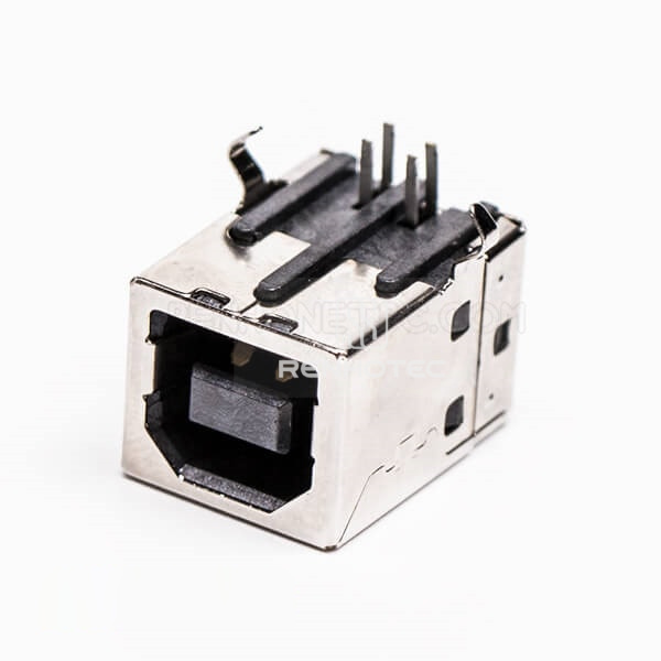 USB 2.0 Female Type B Right Angle Through Hole