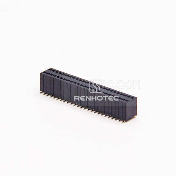 Female Header SMT Type 50 Way 180 Degree Connector