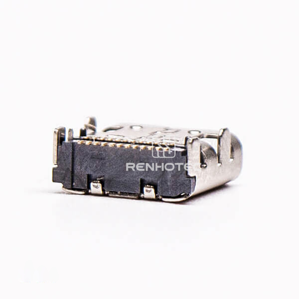 USB Type C Female Connector Right Angle SMT for PCB Mount