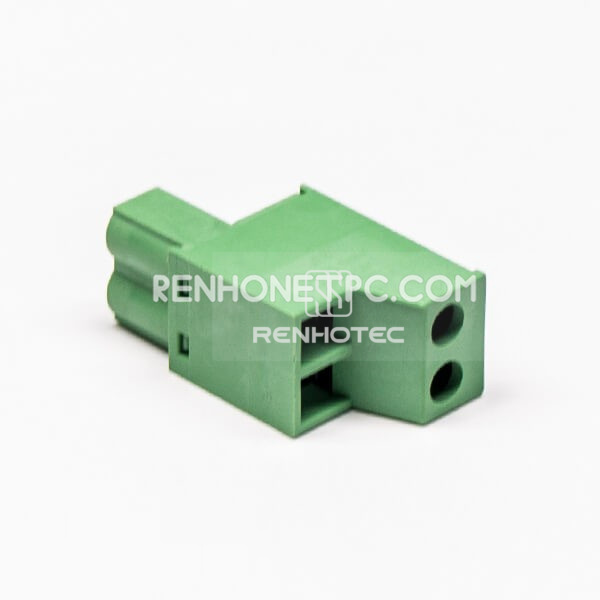 Terminal Blocks Electrical Green 4Holes Pluggable Connector