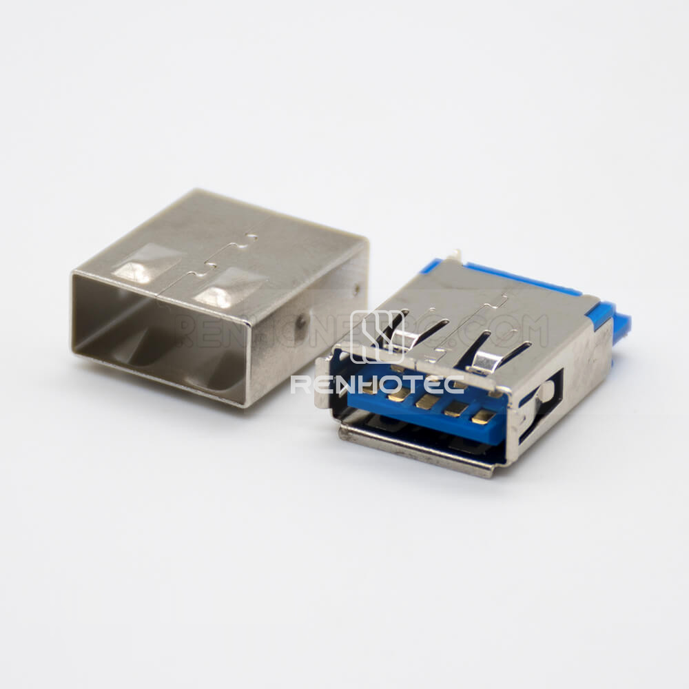 Female USB3.0 9 Pin Straight Female for Cable Connector
