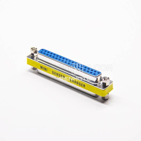 37 Pin D-SUB Gender Changer To Male Straight Standard D-SUB Metal