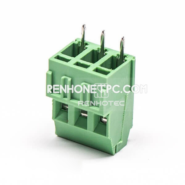 Screw Connection Terminal Block Vertical Type 3pin PCB Mount