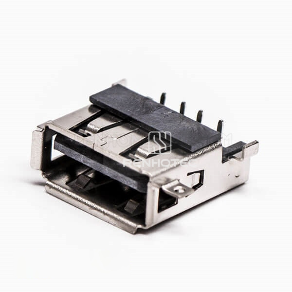 Order Female USB Through Hole Right Angle SMT for PCB Mount