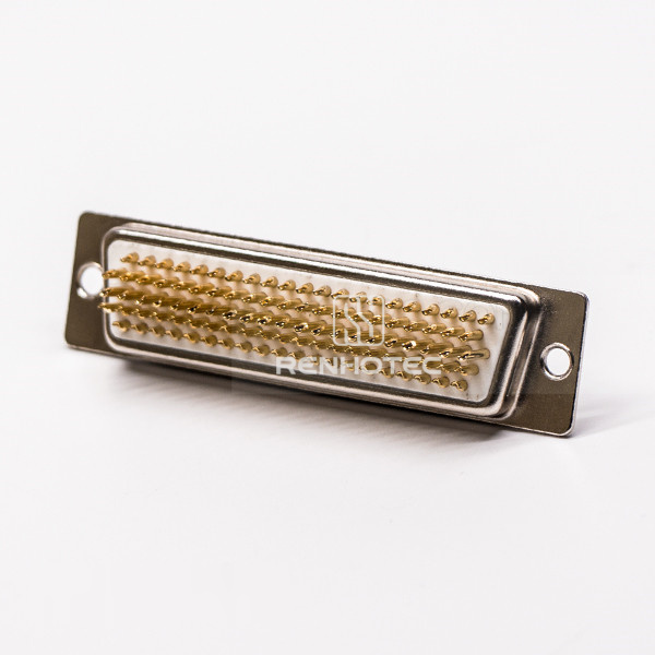 D-SUB 104 pin female High Density Female Straight Staking type Cable Solder type Connector