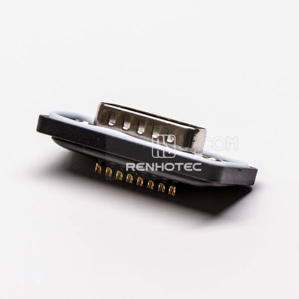DB 15 Waterproof Male 180° Machined Cable Solder Type Connector