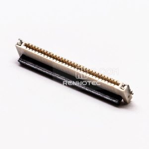 Flat cable connector