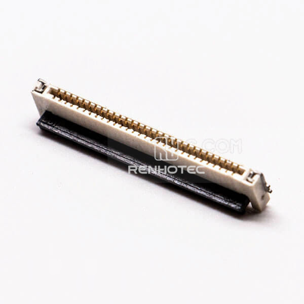 FPC Connector 0.5PH Top Contact Style Slider Type H1.2 For PCB Mount