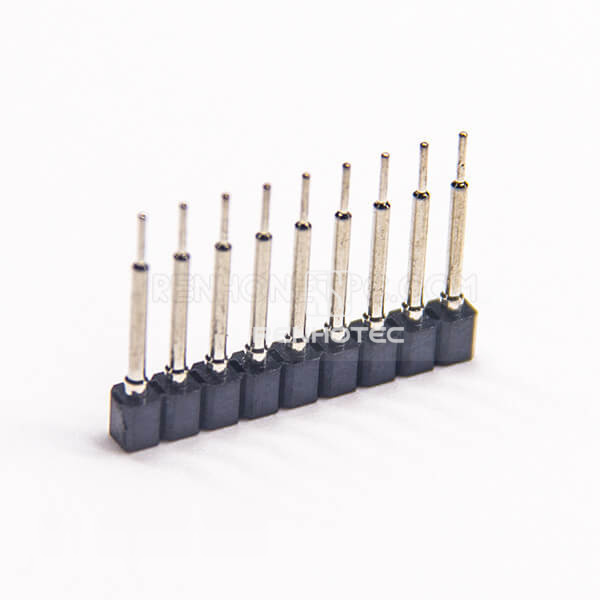 Female Header Single Row Circular Holes DIP Type 2.54mm Picth