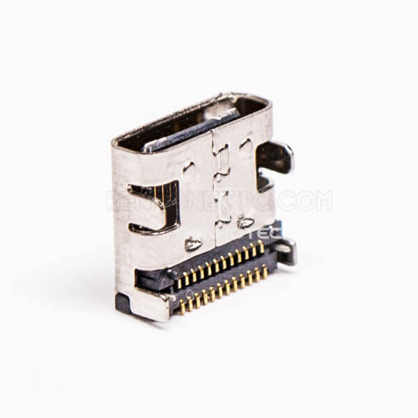 USB Type C Female Connector Right Angle SMT for PCB Mount