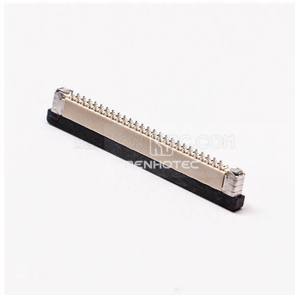 FPC Connector 1.0PH Top Contact Style 2.0H 26pin with Slider Type Socket