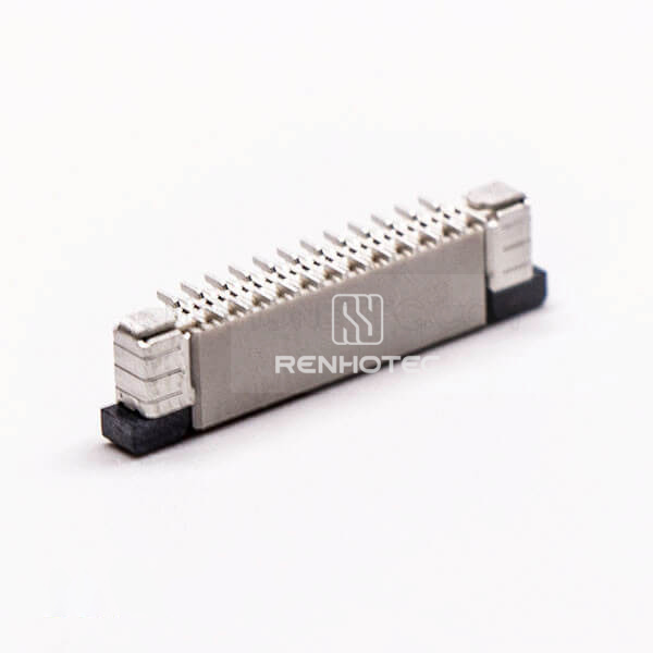 12P FPC Connector Socket 0.5 PH Single Contact Style SMT Height 2.0 with Lock