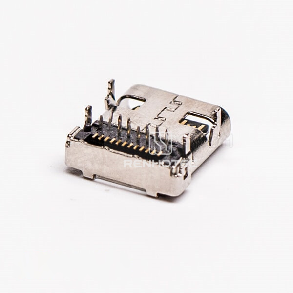 Female Type C SMT Right Angle DIP and SMT