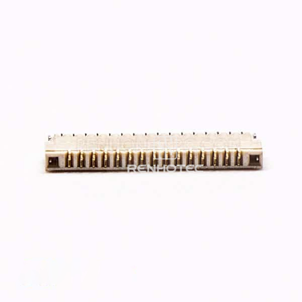 0.3PH 15 PIN FPC SMT Type Front Flip and Bottom Contact Style Socket