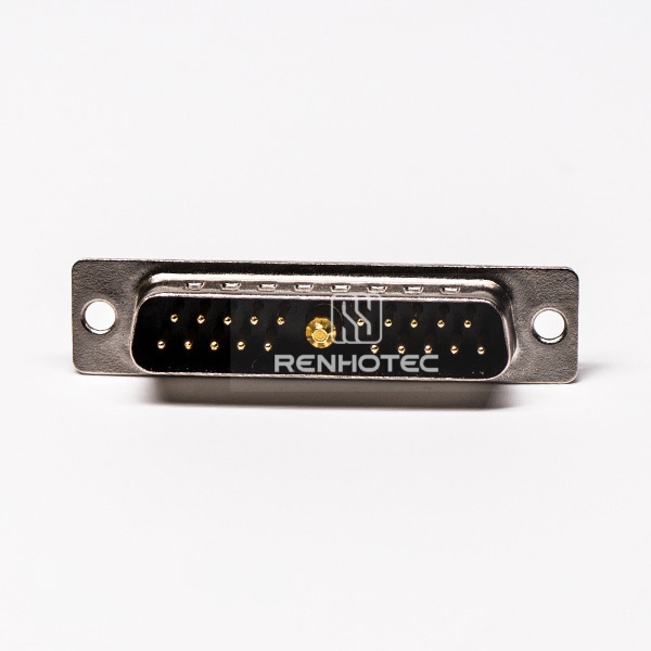 Male D-SUB Connector 21W1 Male Vertical Type Staking and Solder for Cable