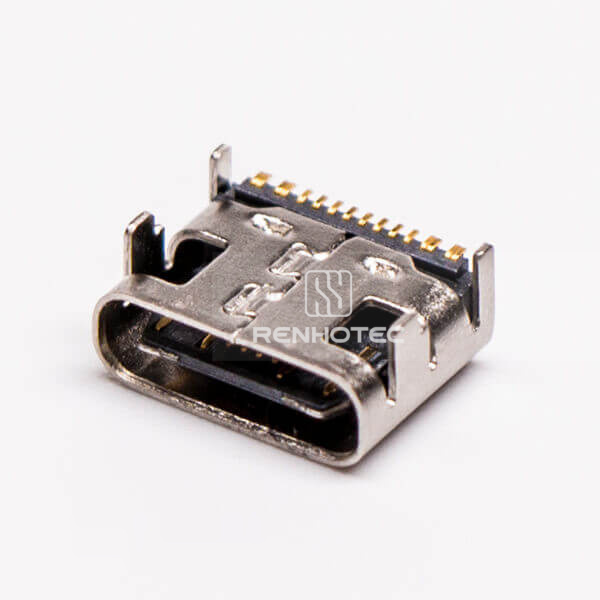 Type C Connector 90 Degree USB 3.0 SMT for PCB Mount