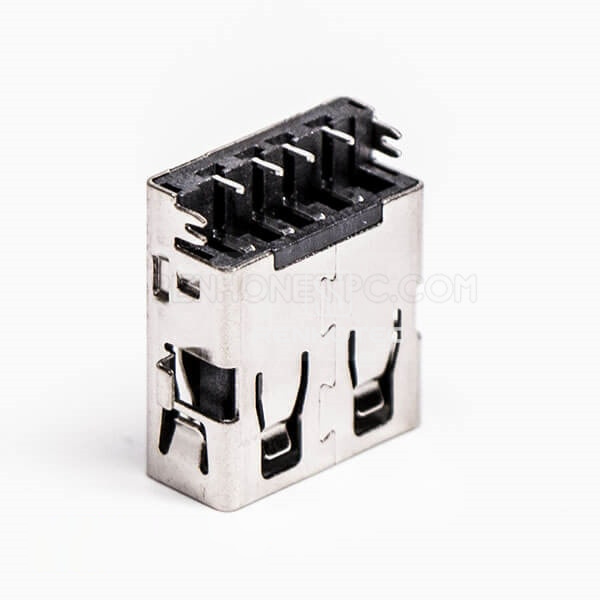 USB2.0 Through Hole Mount Female Type A 90° Reverse for PCB