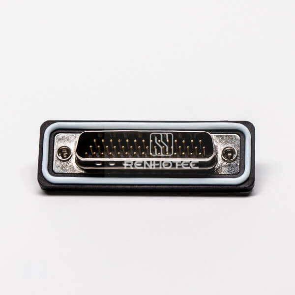 D-SUB 44 Pin Waterproof Straight Male Machined Solder Type Connector