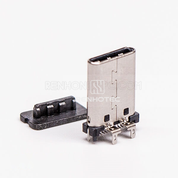 Male Type C Vertical Type SMT Through Hole for PCB Mount