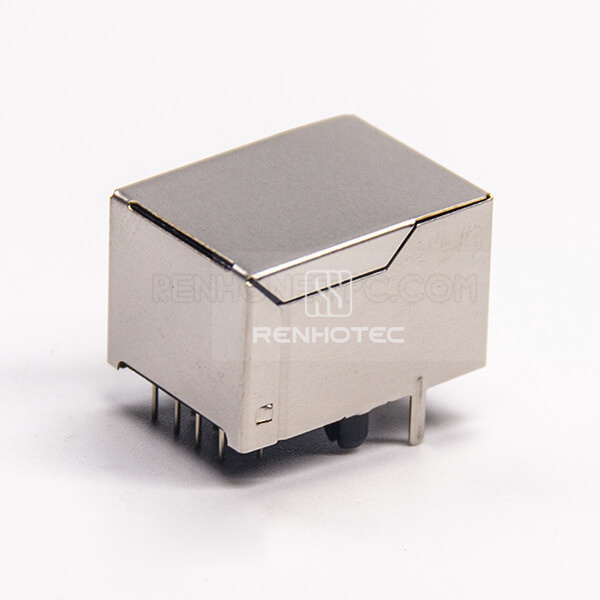 RJ45 Network Connectors 8p8c Jack 90 Degree Shielded Jack Through Hole PCB Mount