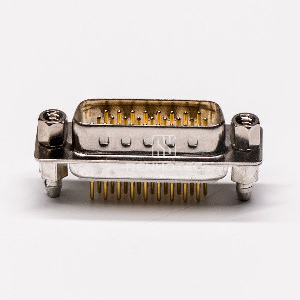 D-SUB 26 Pin Male Straight Staking type Through Hole for PCB Mount Connector