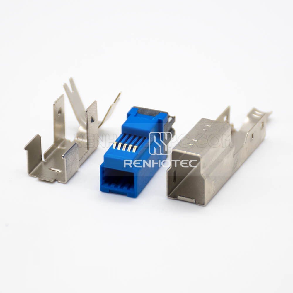 USB B Type Connector Male Straight Combo 3.0 9 Pin Solder Type for Cable