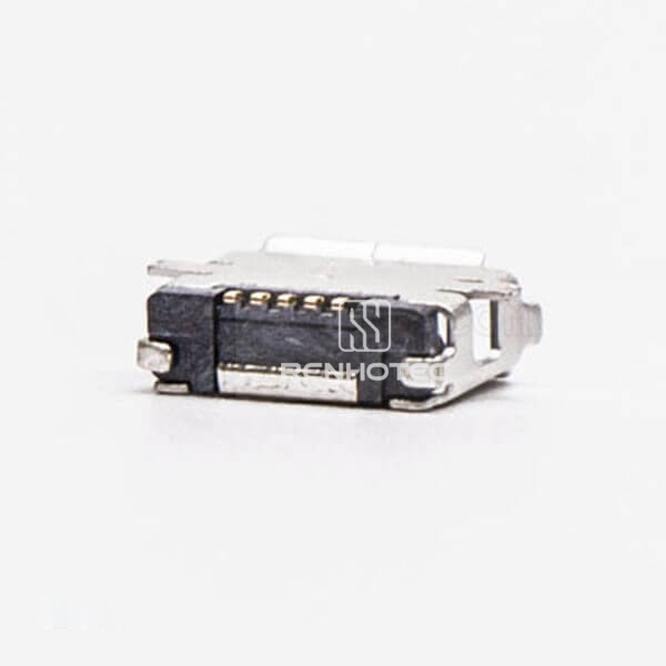 Micro USB Female Connector 5 Pin Type A Straight SMT for PCB