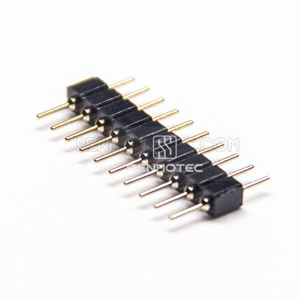 Single Row Header Connector 10 Pin Straight 2.0mm Picth Dip