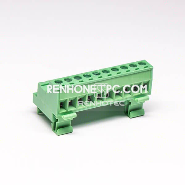 Screw Terminal Connector 10pin Terminal Block Panel Mount Wall Mounting
