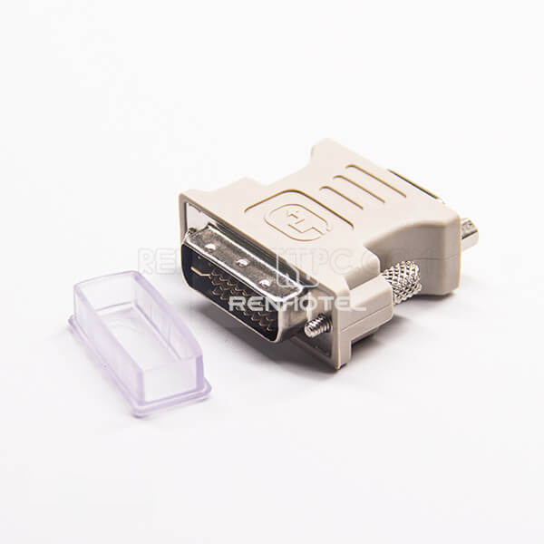 DVI To High Density Adapter 24+5Pin Straight Male To HDB 15Pin Female