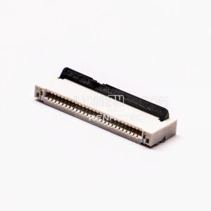 Flat cable connector