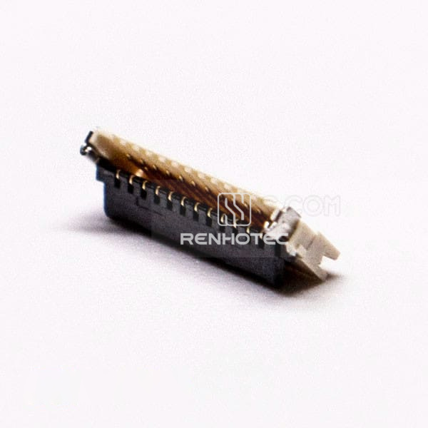 1.0H FFC FPC Connector 0.5 MM Front Flip and Bottom Contact Style FOR PCB
