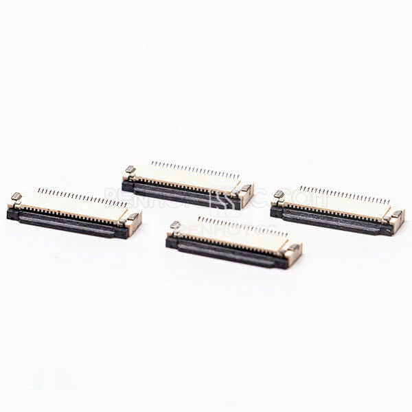 FPC Connectors 0.5MM Pitch 24 Pin Front Flip Bottom Contact Style 2.0H