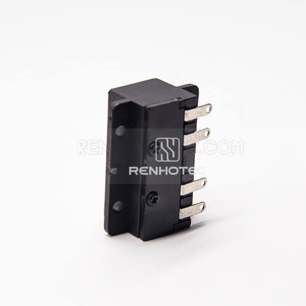 Battery Connectors 4 Pin PH5.0 Heavy Current Female Right Angle for Panel Mount Special Use for Electric Energy