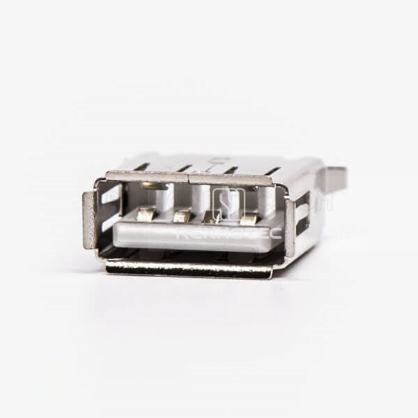 Type A USB PCB Mount Connector Straight Female DIP