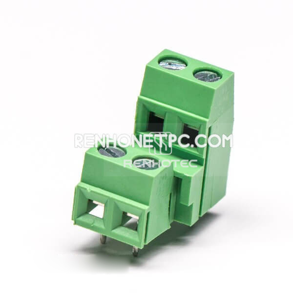 PCB Terminal Block Two floors 4pin Straight Through Connector