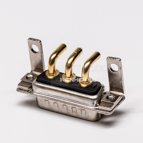 D-SUB 3V3 Connector Male Staking Solder Type For PCB Mount