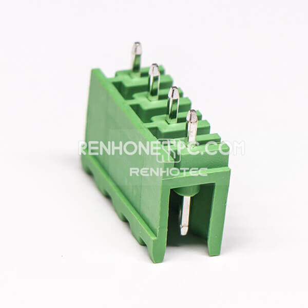 4 pin Terminal Connector Terminal Block Connector Green Pluggable Type